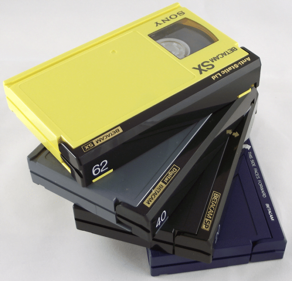 SONY Betacam videotapes