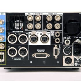 PANASONIC AJ-HD1400 backside I/O