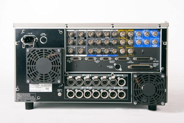 PANASONIC D5 HD AJ-HD3700B backside I/O