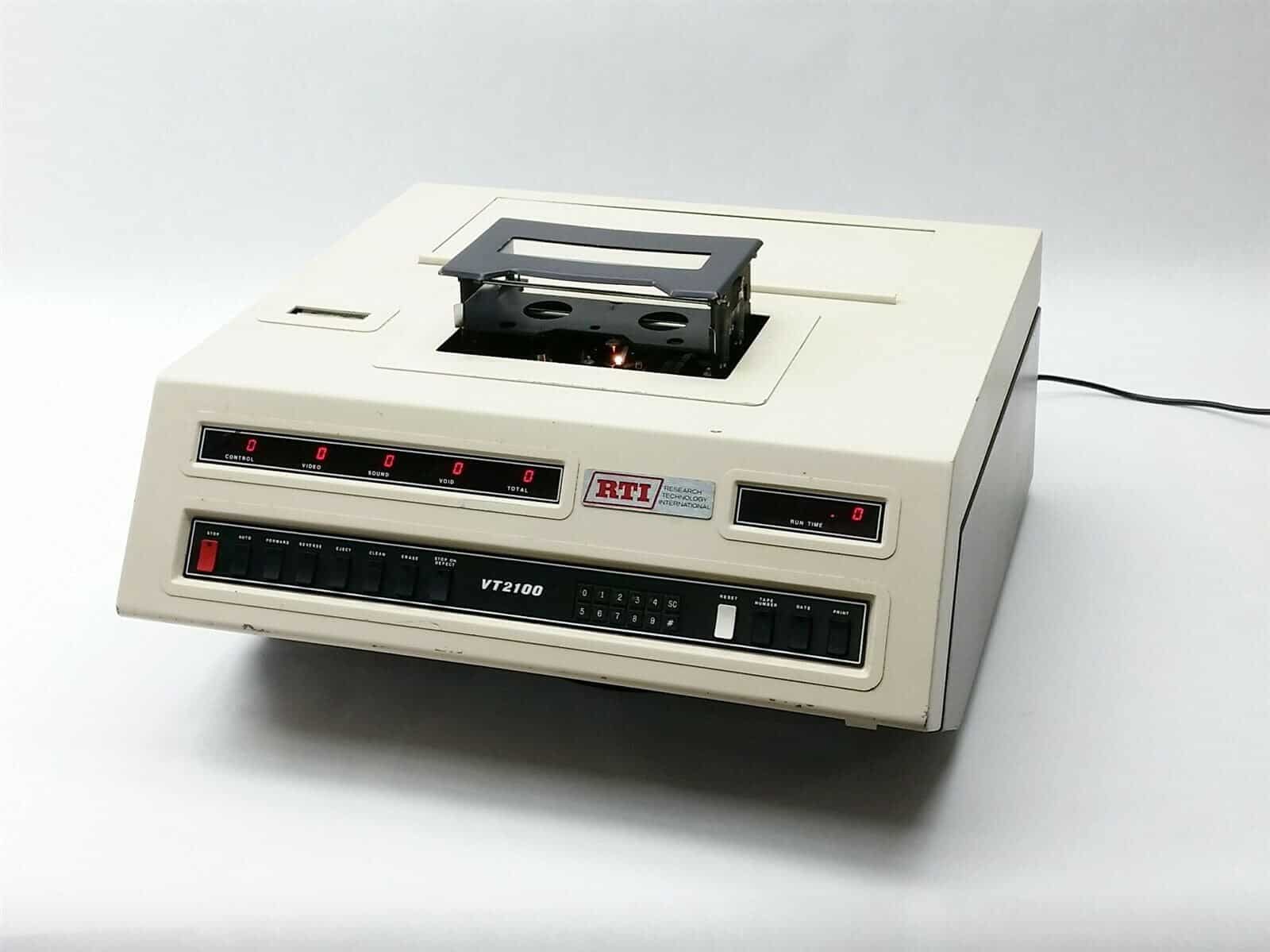 RTI VT 2100 VHS videotape cleaner NextArchive