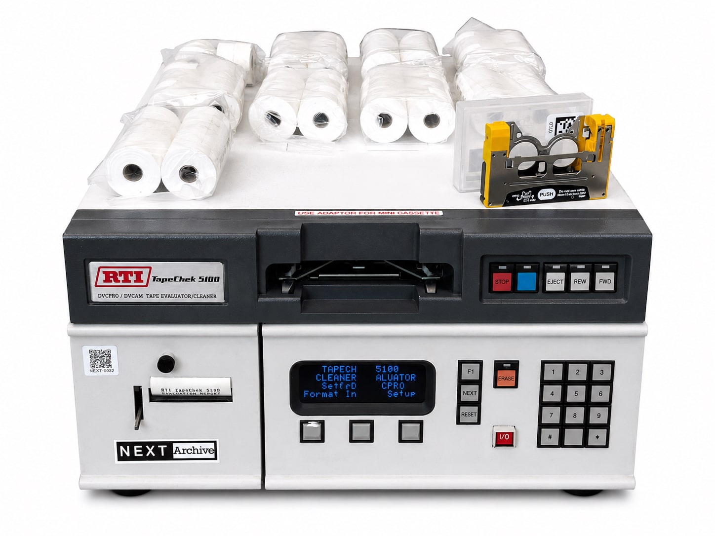 RTI tape cleaner for DV DVCAM HDV and DVCPro