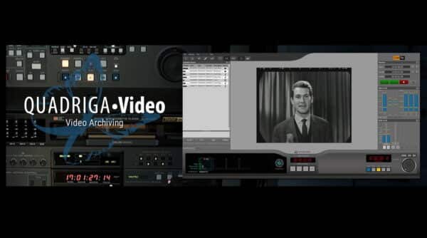 SONY Betacam with QUADRIGA•Video media processing system