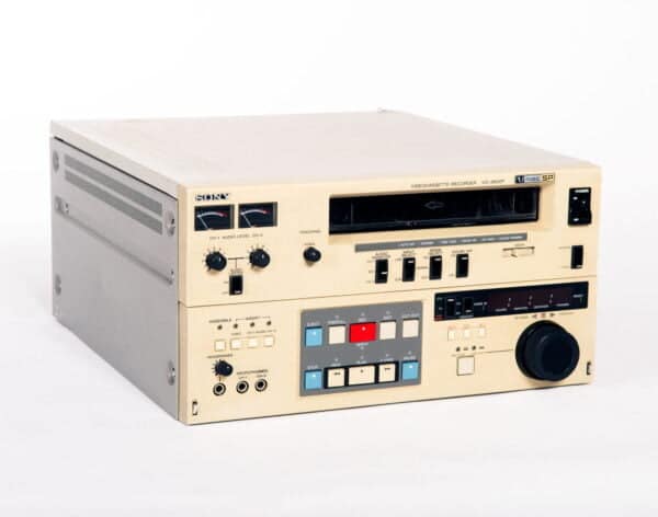 SONY VO-9800P U-matic recorder for SP, High Band, and Low Band PAL playback