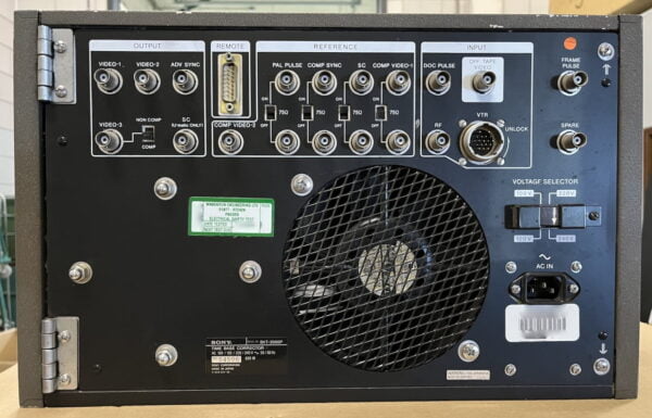 SONY BVT-2000P backside I/O