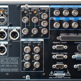SONY MSW-M2000P backside I/O