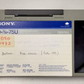 SONY Digital Audio Master Cassette