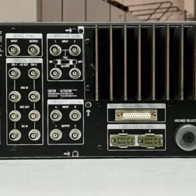 SONY PCM-1630 backside I/O