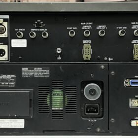 SONY DMR-4000 backside I/O