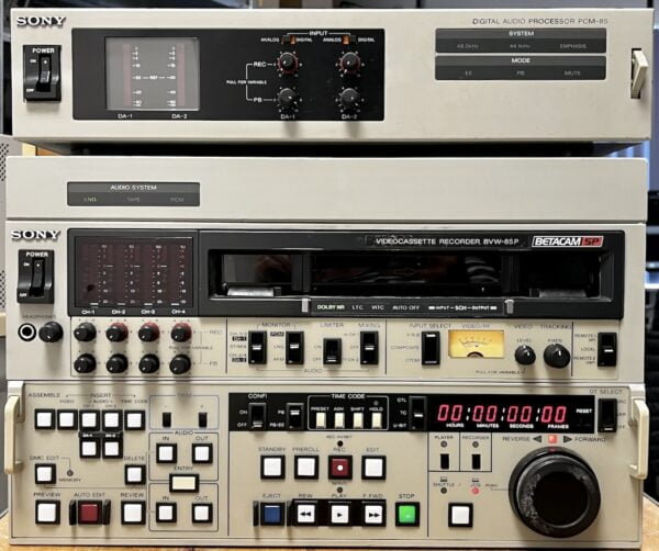 BVW-85P with PCM digital audio processor - Image 2